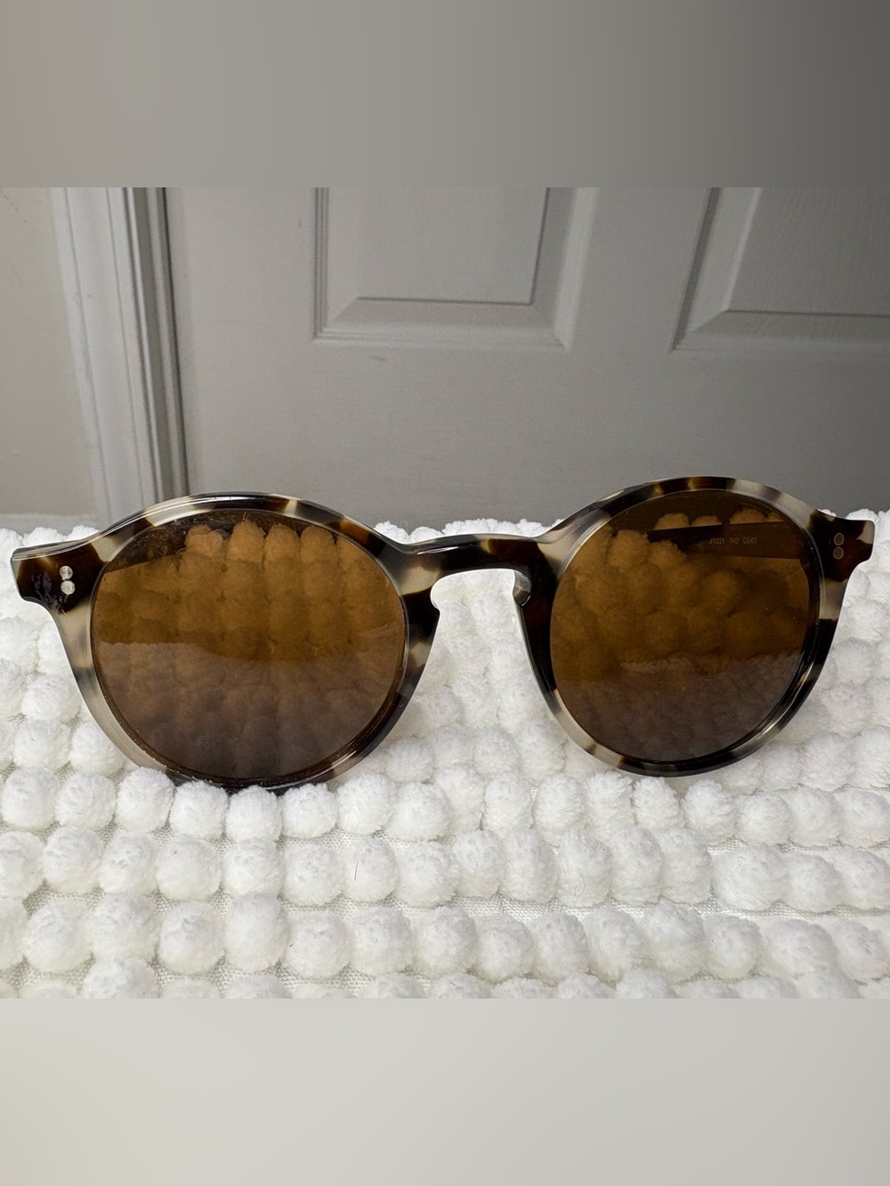 SEE Eyewear 9234 Round Tortoiseshell Sunglasses Made in Italy C643 47-21-140